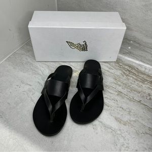 Ancient Greek Black Women's Sandals